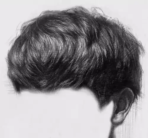 素描头像画好头发很难学会处理是关键