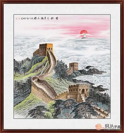 办公室墙面装饰挂什么画合适国画山水画更具内涵的选择