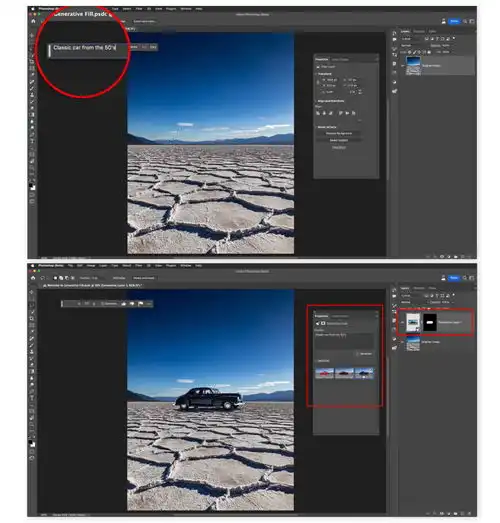 adobefirefly推出新功能generativefill一键除去修改画面内容,photoshop可用