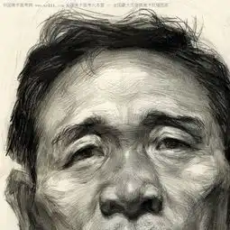 广州美术学院,姜浩,素描头像优秀作品2015091901