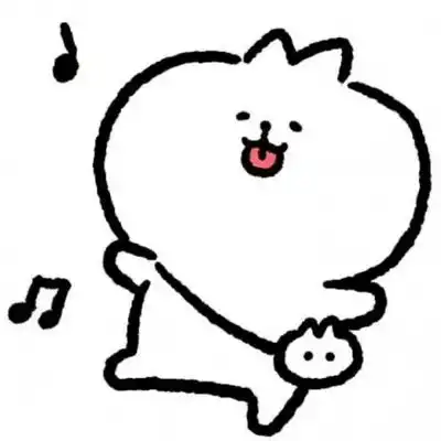 白底头像小可爱小图案萌萌哒白底卡通简洁头像