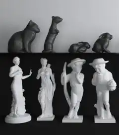 欧式人物石膏雕塑3d模型