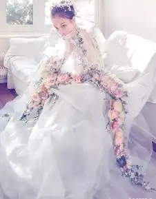 不做基本款新娘,森系婚纱指南get一下