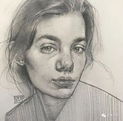 人物肖像,松动才是素描的精髓