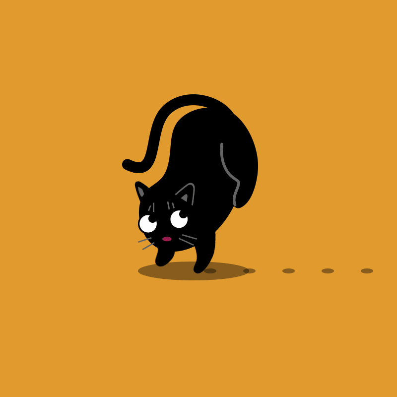 黑猫qq头像双拼