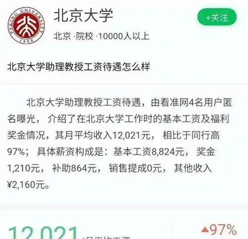 北大韦神,32岁没车没房被嘲失败,网传工资流出后,网友沉默了