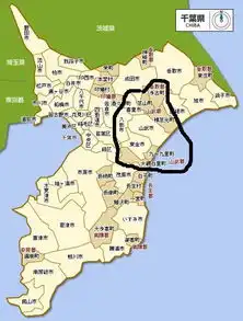千叶县离岗山县远吗