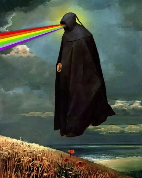 艺术八十年代的卡通片恐怖电影科幻与西部把这些打碎再重组