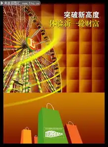 摩天轮图片商业地产海报