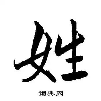 赵孟頫写的行书姓字赵孟頫姓字行书写法赵孟頫姓书法图片词典网