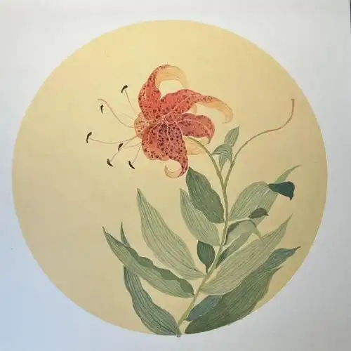 宏茹老师的没骨花卉格调淡雅脱俗,富有艺术生命力