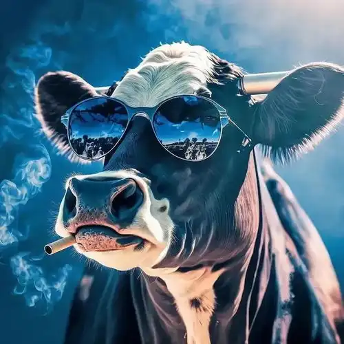 十二生肖头像,总有一个适合你叼烟耍酷款