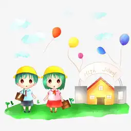 开学季可爱儿童上学插画图片素材其他格式下载动漫人物大全