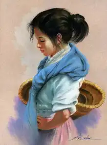 福斯蒂诺马水彩作品
