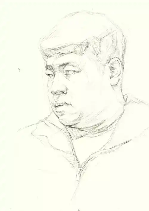 就这样一步步教你画人物头像素描还敢说不会