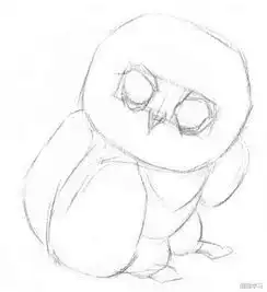 如何学素描素描小猫头鹰绘画教程