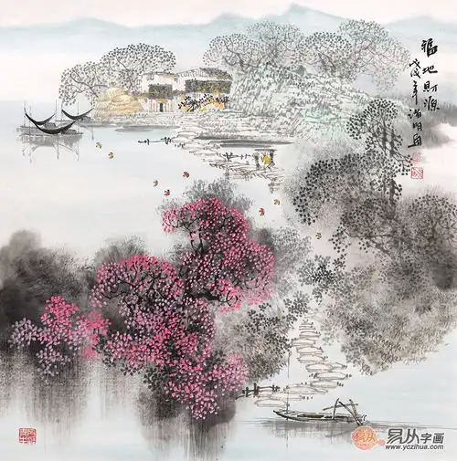 客厅挂什么画国画山水画精品推荐