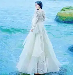 十二星座专属涟漪长尾裙,处女座清纯,天秤座是仙女下凡