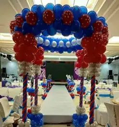 小丑人偶互动魔术泡泡秀表演儿童生日策划气球布置氦气球批发