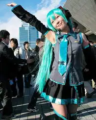 日本超人气动漫偶像初音未来cos