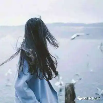 意境女头背影小清新风格一组