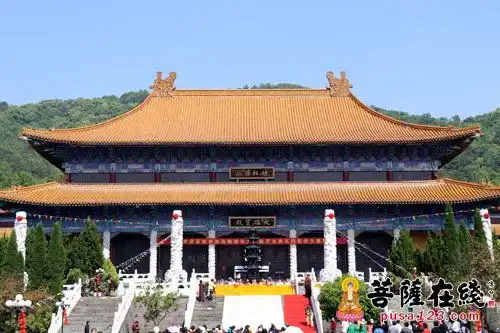 西隐禅寺文殊菩萨开光数百人汇聚于此共沐佛恩