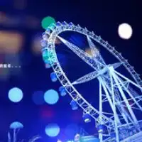 微信头像摩天轮和女孩微信头像图片大全