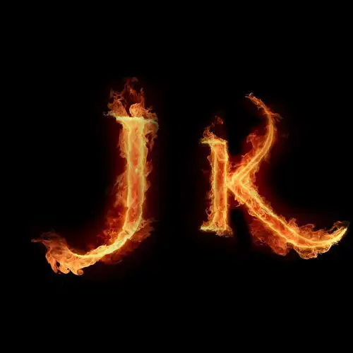 求有jk两个字母的头像图,背景最好黑色比较炫酷