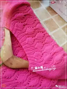 铃兰花复古风儿童棒针镂空花羊毛套衫