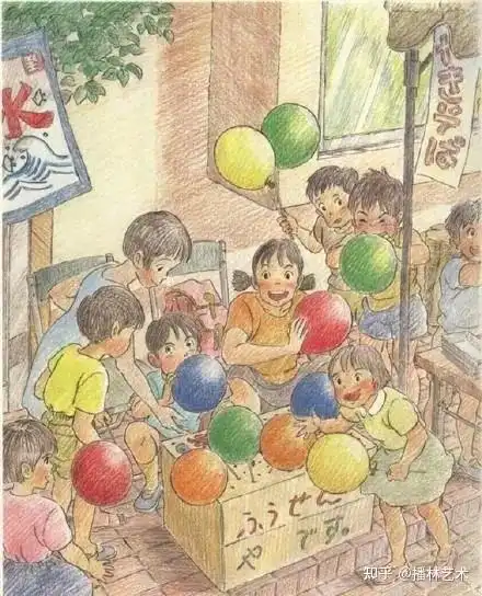 宫崎骏插画手稿赏析每一张都记录了漫友们童年的点点滴滴