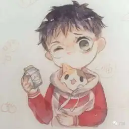 如何用水彩画萌萌的q版头像