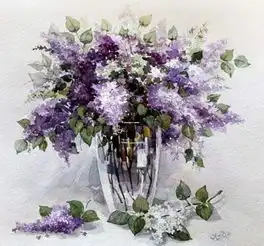 俄罗斯插画师elenavavilina的水彩花卉作品