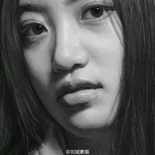 素描冷军,张张震撼学画人,带局部和放大细节