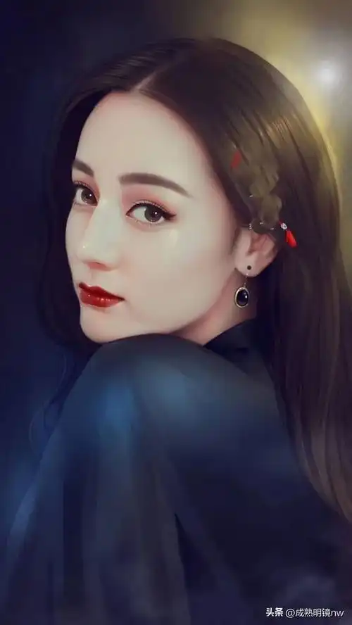 优雅甜美,时尚婉约,青春靓丽的迪丽热巴,美丽动人的写真照