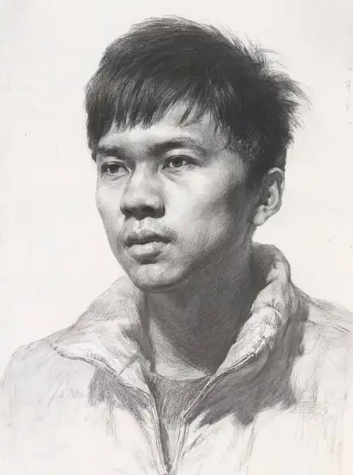 青苗书画丨联考中素描头像的构图与找形方法