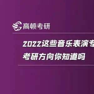 2022这些音乐表演专业考研方向你知道吗