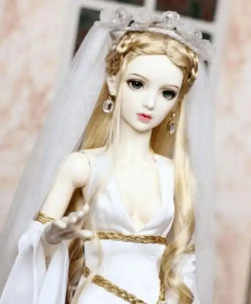 十二星座专属婚纱芭比,水瓶座羽翼婚纱,狮子座的睫毛美出天际