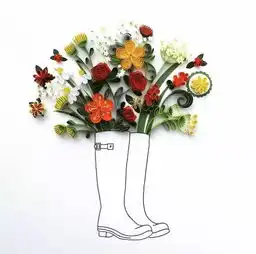 创意当衍纸遇上插画,神奇的事情发生了