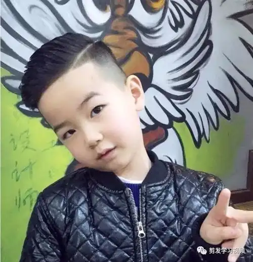 过年帅气的小帅哥发型