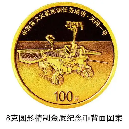 中国首次火星探测任务成功金银纪念币长什么样快来看