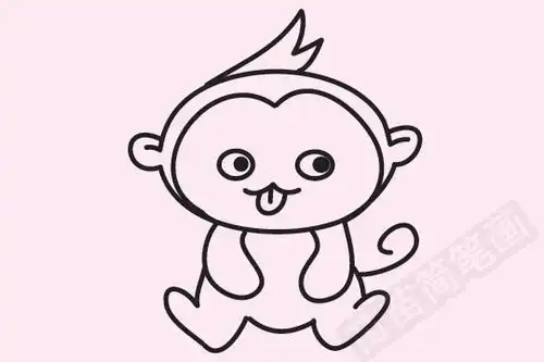 猴子简笔画图片大全教程