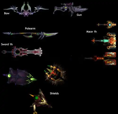 魔兽世界2.4新武器外观图抢先欣赏