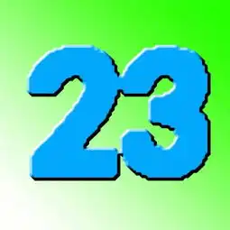 谁能帮我做个数字23,要做qq头像,好看点的谢谢
