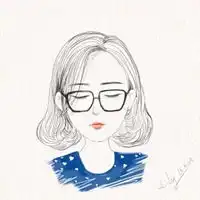 高清白底横版女生头像