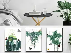 小清新手绘大自然绿色植物花卉几何现代简约卧室装饰画图片设计素材高清模板下载171.53mb植物花卉装饰画大全