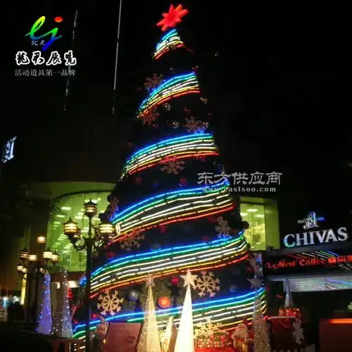 宿迁大型圣诞树出售上门安装布展宣传图片