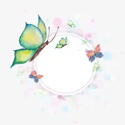 唯美手绘水彩蝴蝶背景矢量素材图片免费下载高清psd千库网图片编号8202151