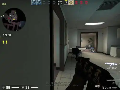 csgo战术教学老六必学点位之办公室,蹲这里能疯狂刷分