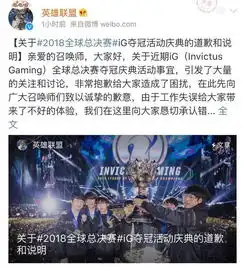 lol官方为ig夺冠活动道歉,责任归咎服务器,玩家四字总结很精辟