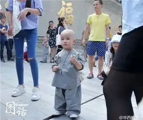 成都现呆萌小沙弥吸引路人驻足围观